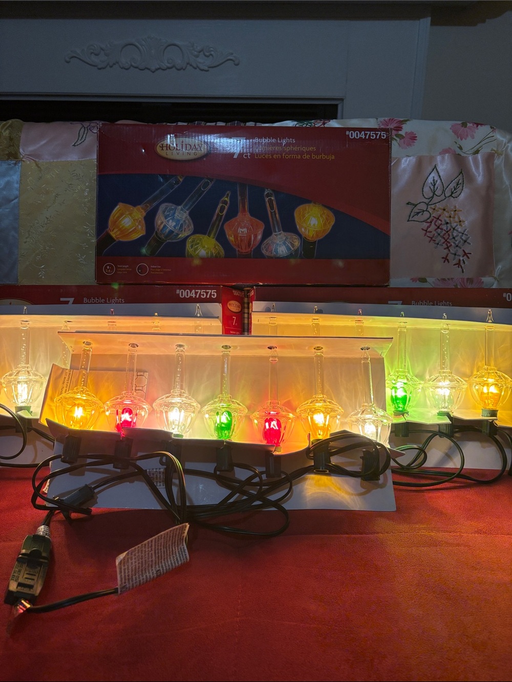 Vintage Holiday Living 7ct Bubble Lights Lot!
